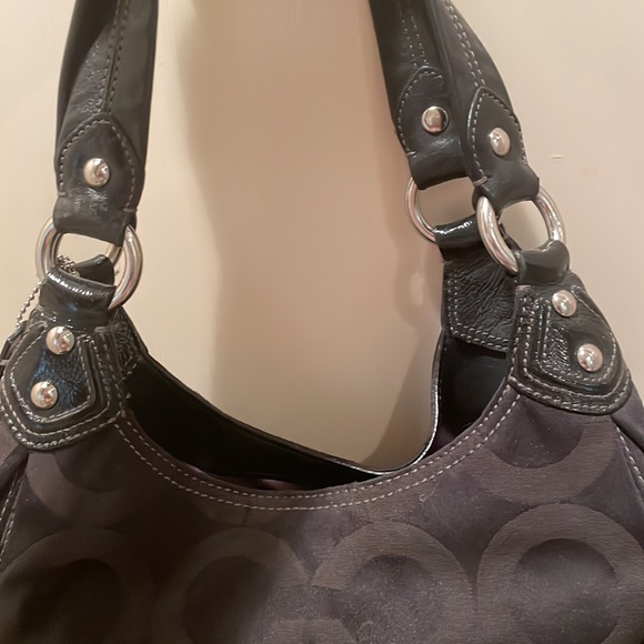 Coach Jacquard signature pleaded bag - Picture 6 of 13